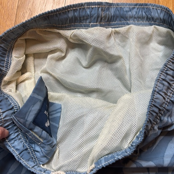 Caribbean Joe Men’s Swim Trunks Blue Hawaiian Floral Print NWT Size Medium - Picture 3 of 6